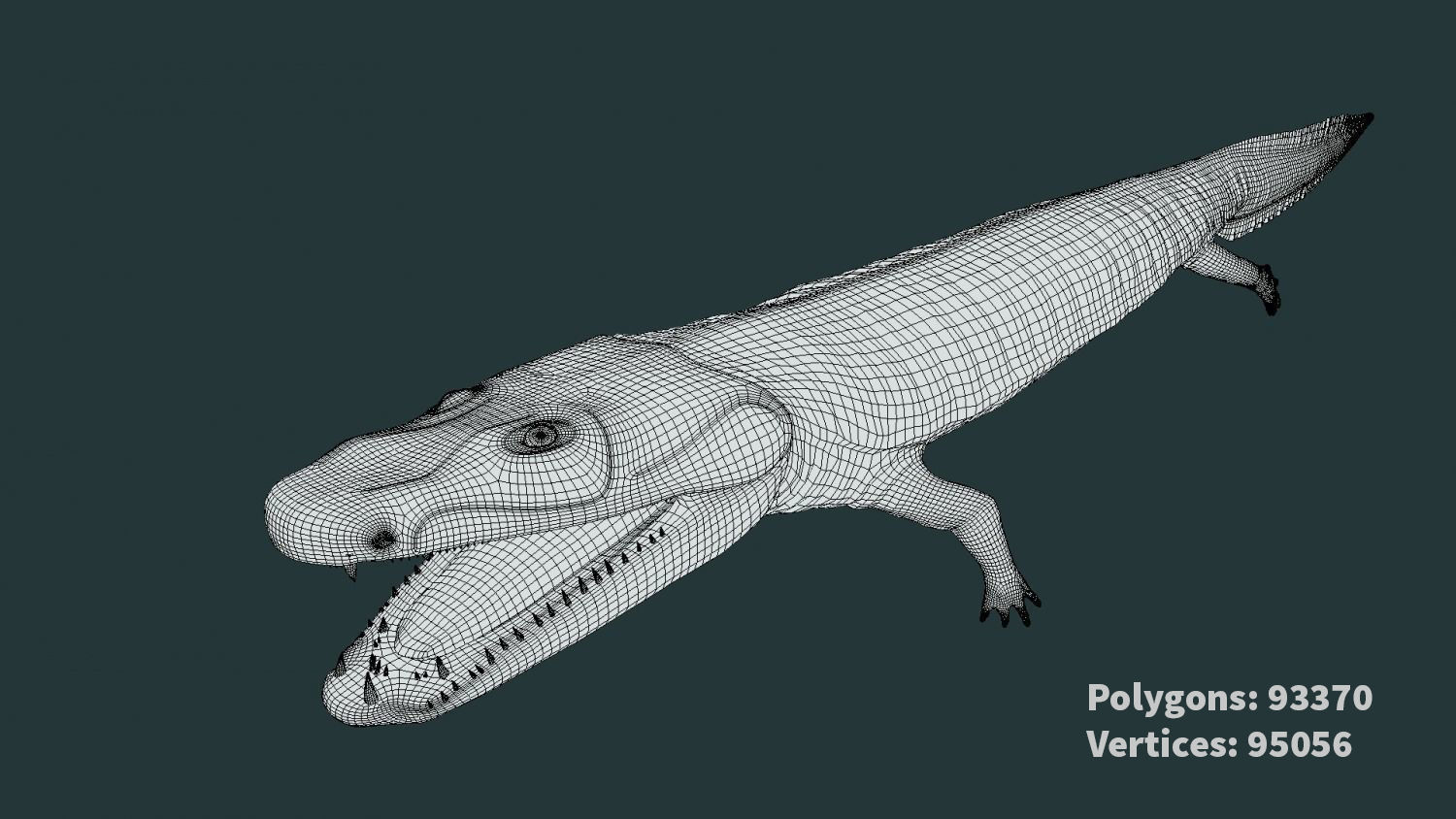 Extinct animals pack v6 Low-poly 3D model_78