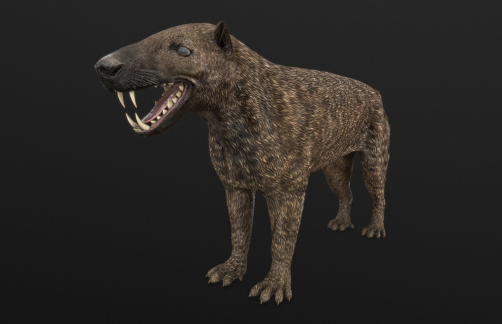 Extinct animals pack v6 Low-poly 3D model_28