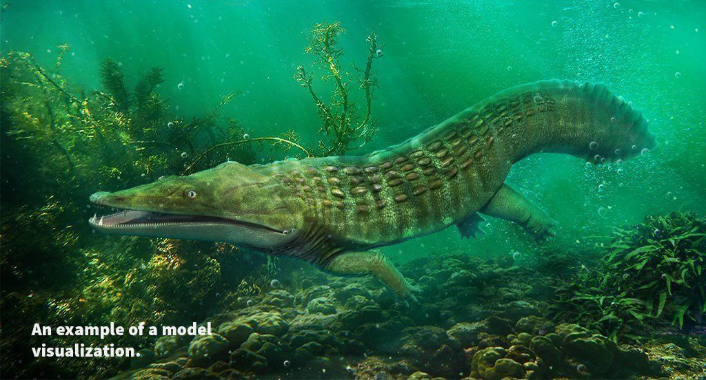 Extinct animals pack v6 Low-poly 3D model_4