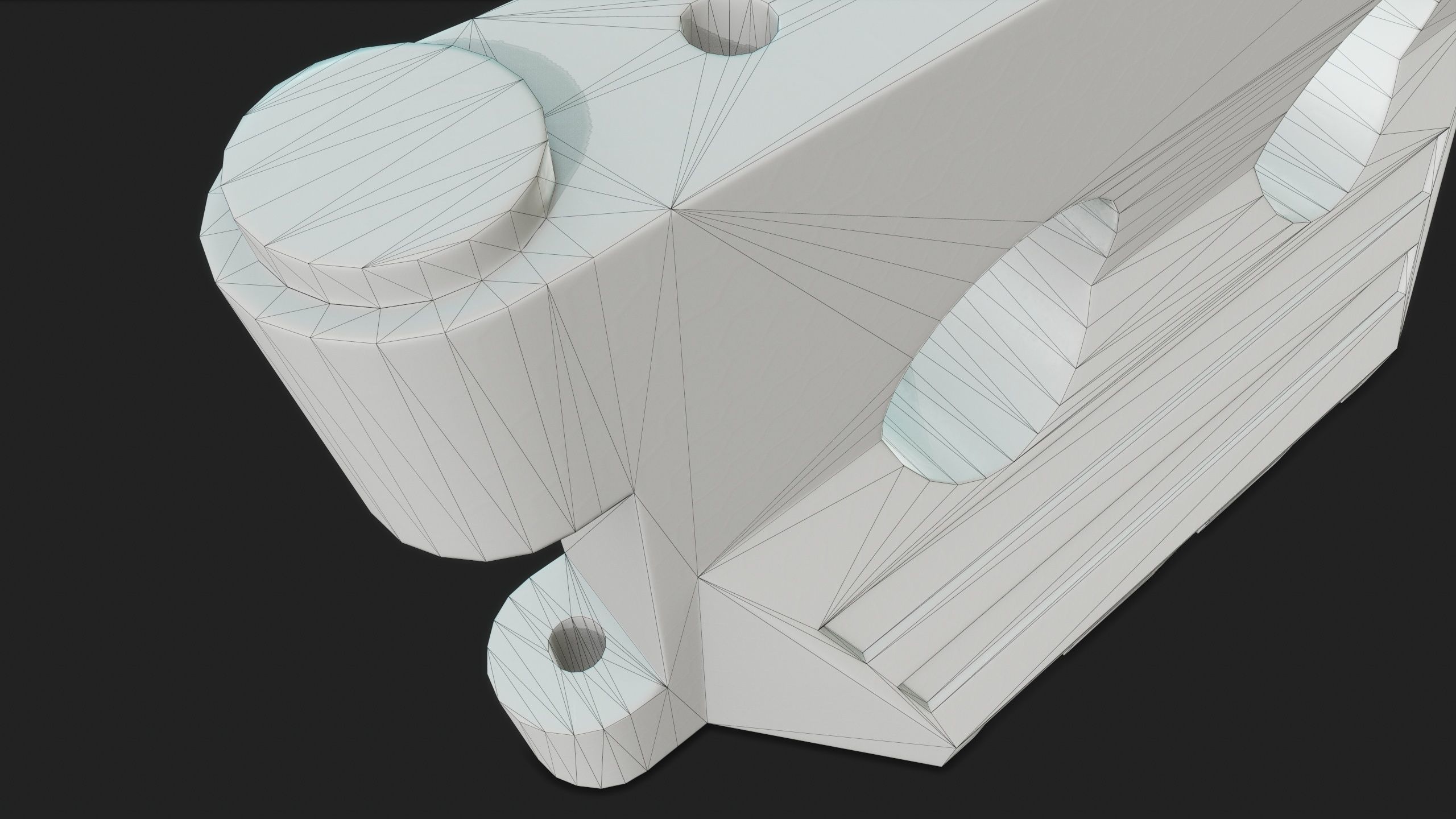 PLASTIC BARRIER 3D - Game Ready-VR Low-poly 3D model_12