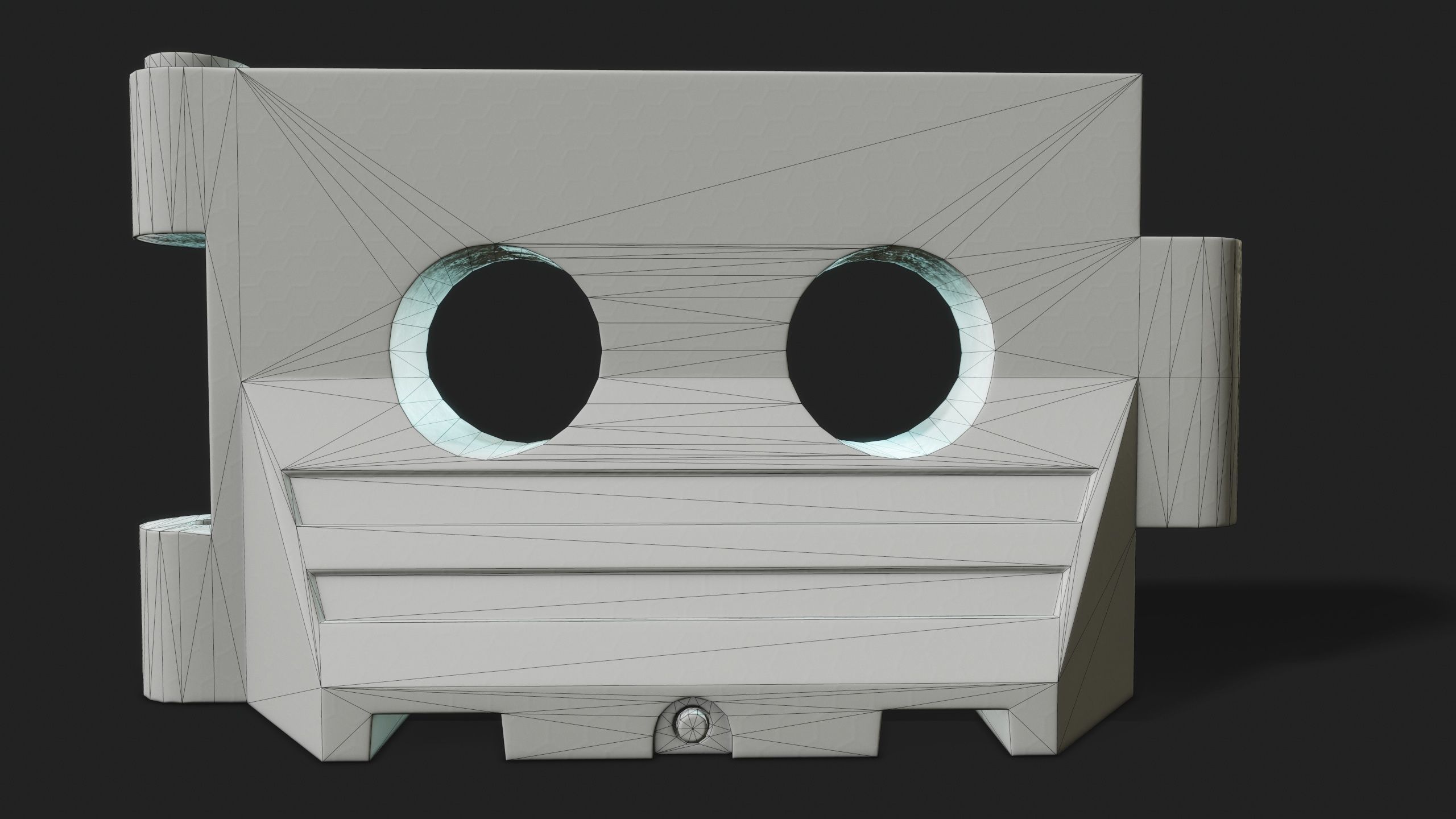 PLASTIC BARRIER 3D - Game Ready-VR Low-poly 3D model_10