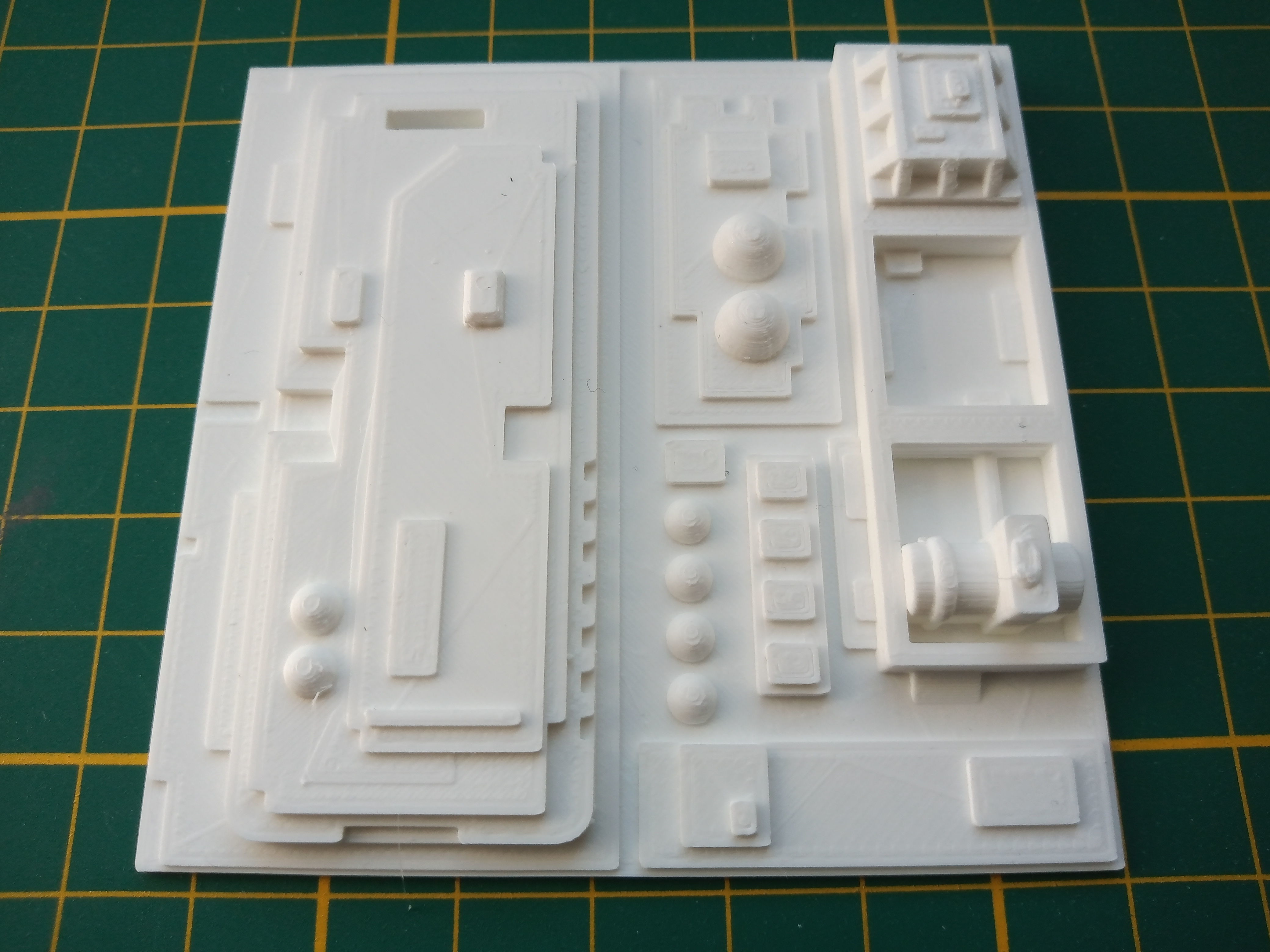 Death Star Tile   Type M 3D print model_7