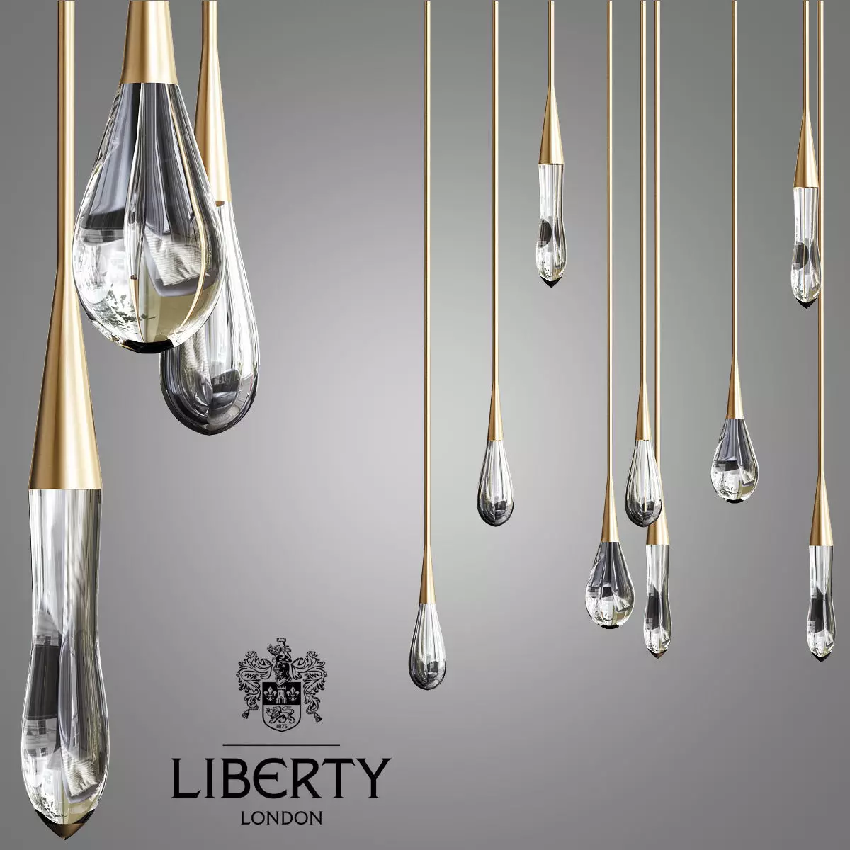 Chandelier The Pour par Design Haus Liberty 3D model