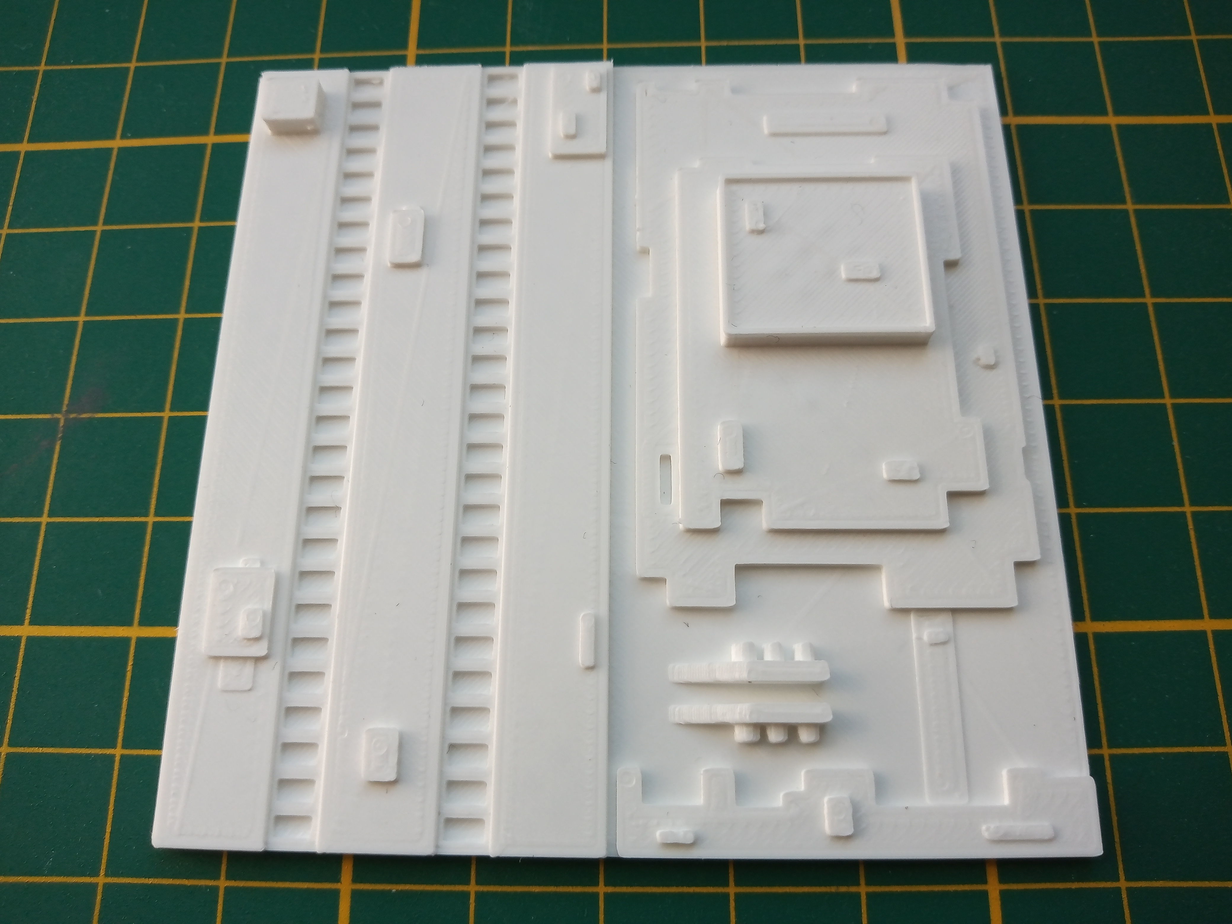 Death Star Tile   Type K Free 3D print model_7