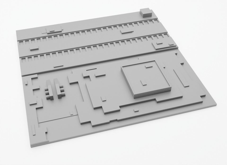 Death Star Tile   Type K Free 3D print model_6