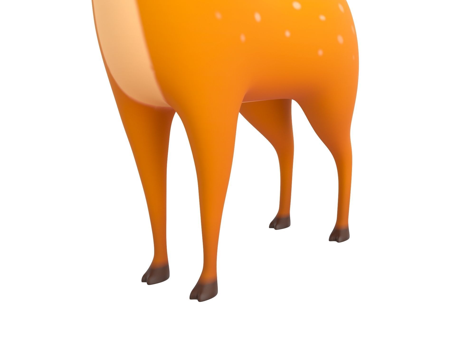Cartoon Doe 3D model_5