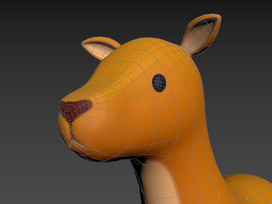 Cartoon Doe 3D model_19