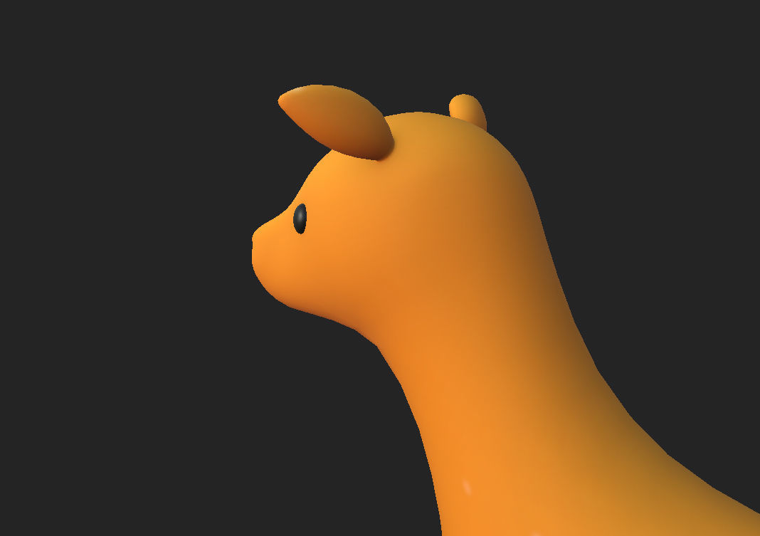 Cartoon Doe 3D model_10