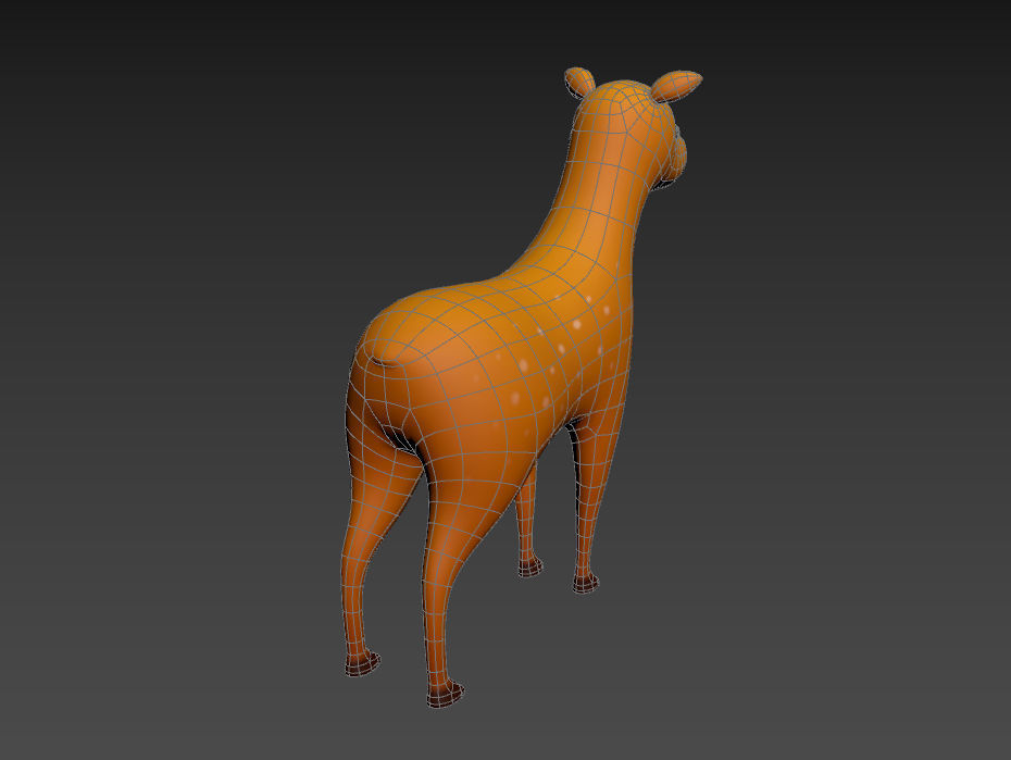 Cartoon Doe 3D model_18