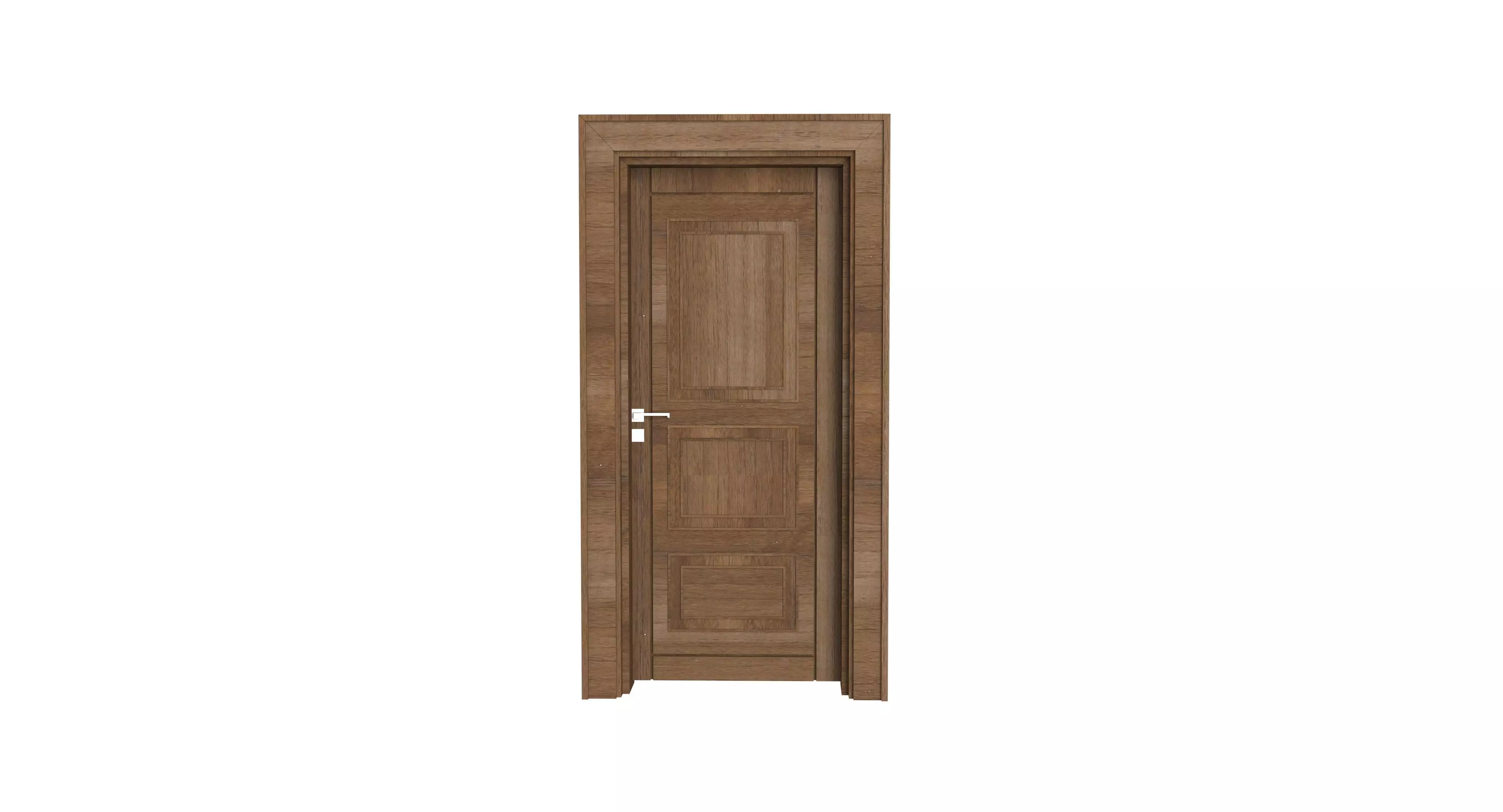 wood Door Free 3D model