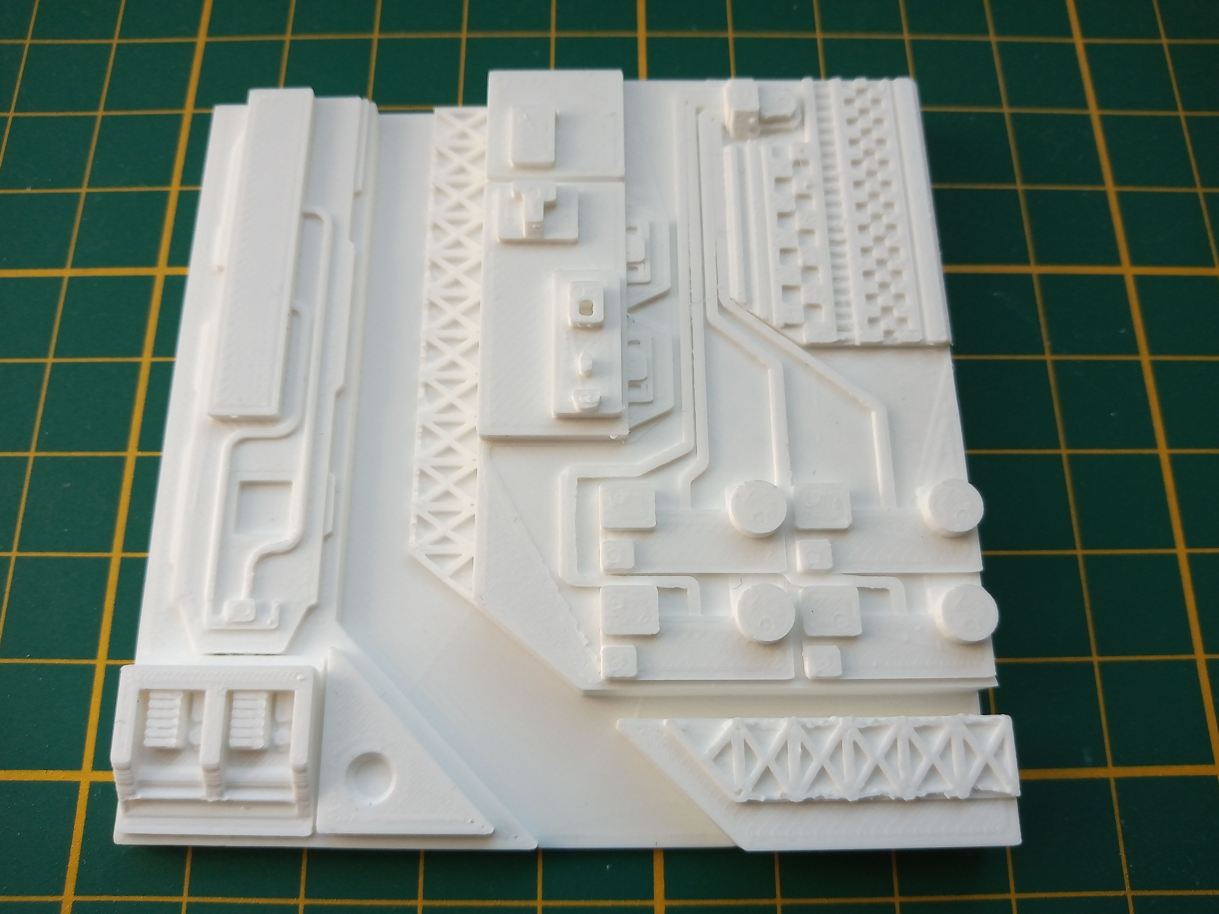 Death Star Tile   Type L 3D print model_7