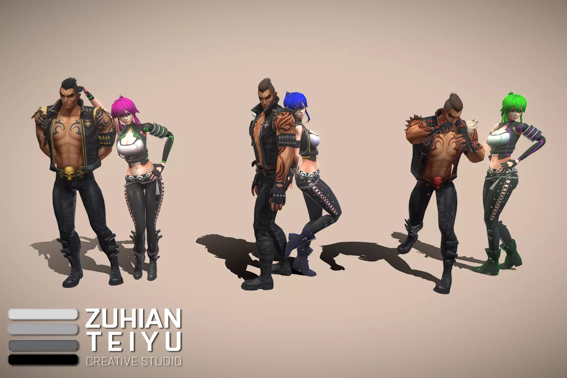 Wastedland Raiders 3D model_0