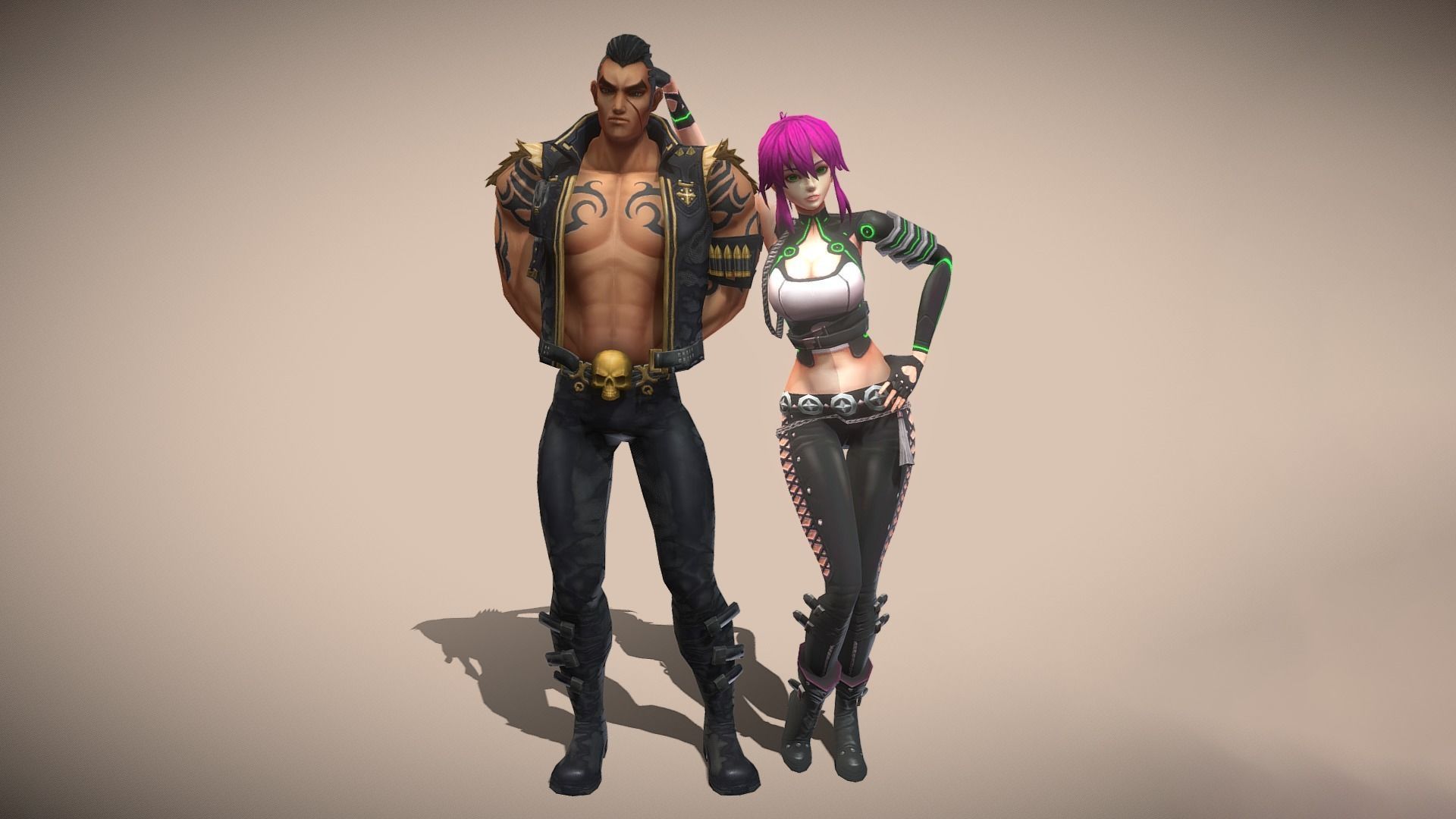 Wastedland Raiders 3D model_1