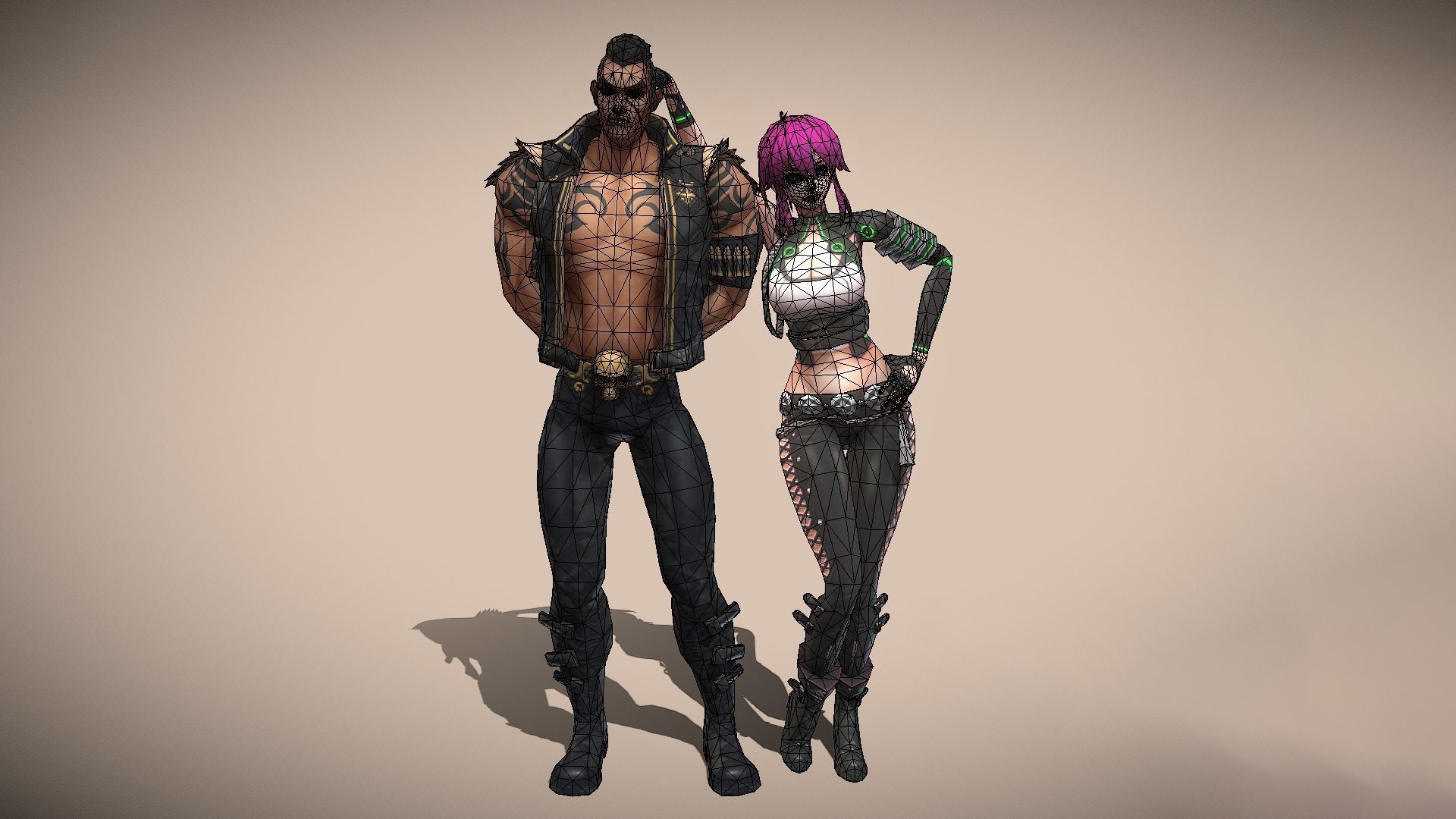 Wastedland Raiders 3D model_2