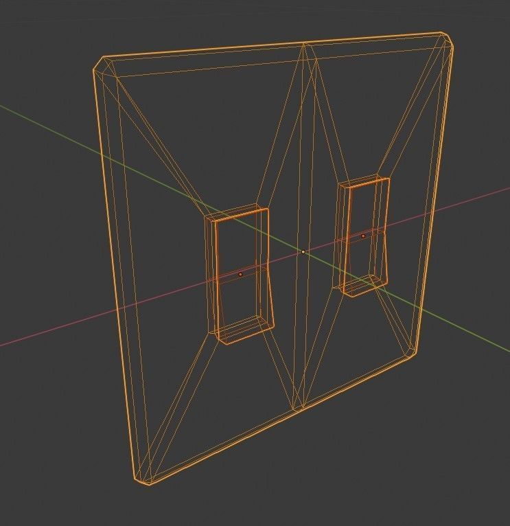 Light Switch Gameready model PBR Low-poly 3D model_6