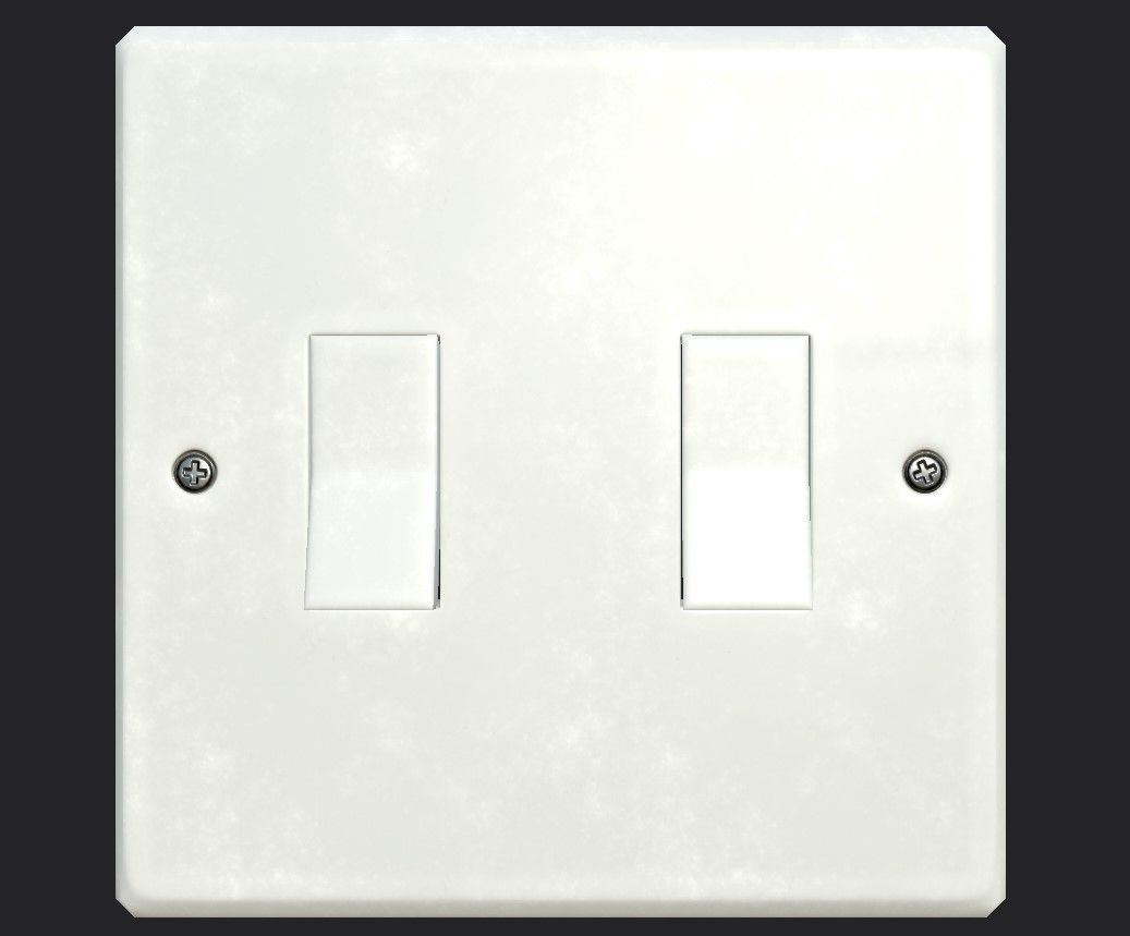 Light Switch Gameready model PBR Low-poly 3D model_5