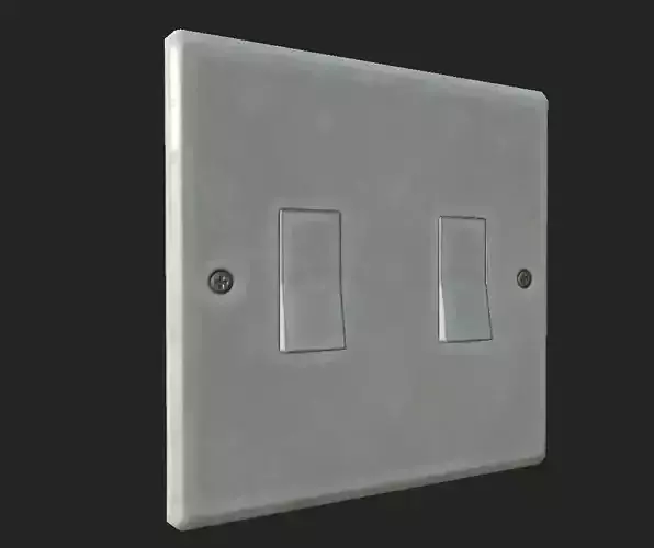 Light Switch Gameready model PBR