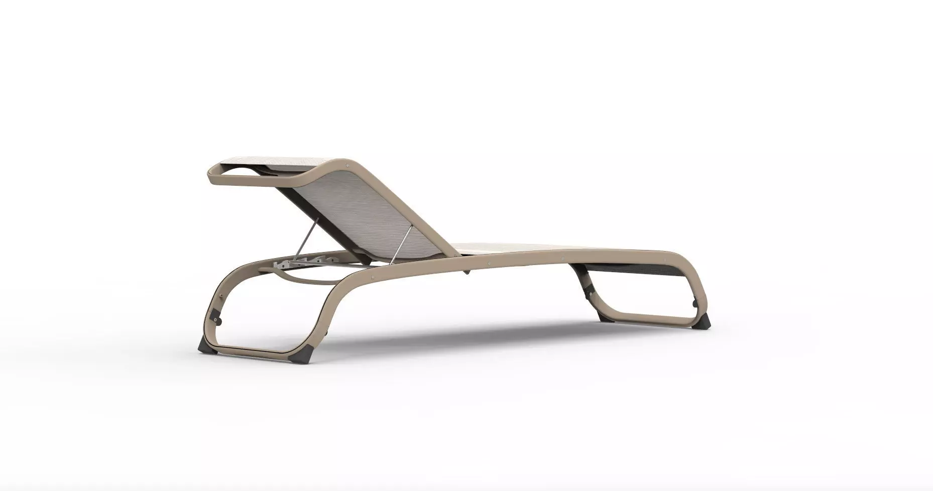 ALUMINUM SUN BED 3D model_0