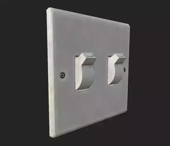 Light Switch Gameready model PBR