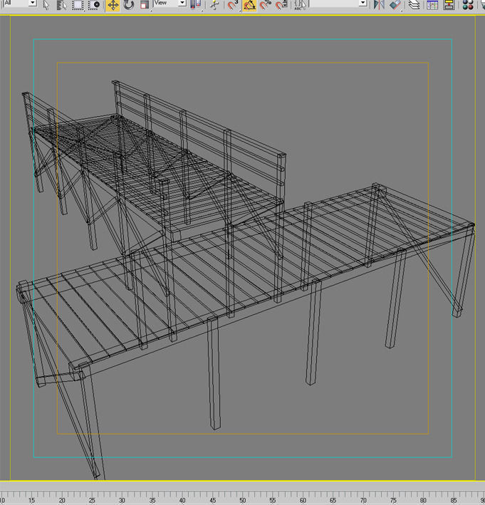 Dock 06 Low-poly 3D model_8