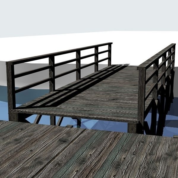 Dock 06 Low-poly 3D model_4