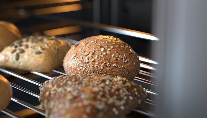 3D Bread Models Photoscan 3D Model Pack 4