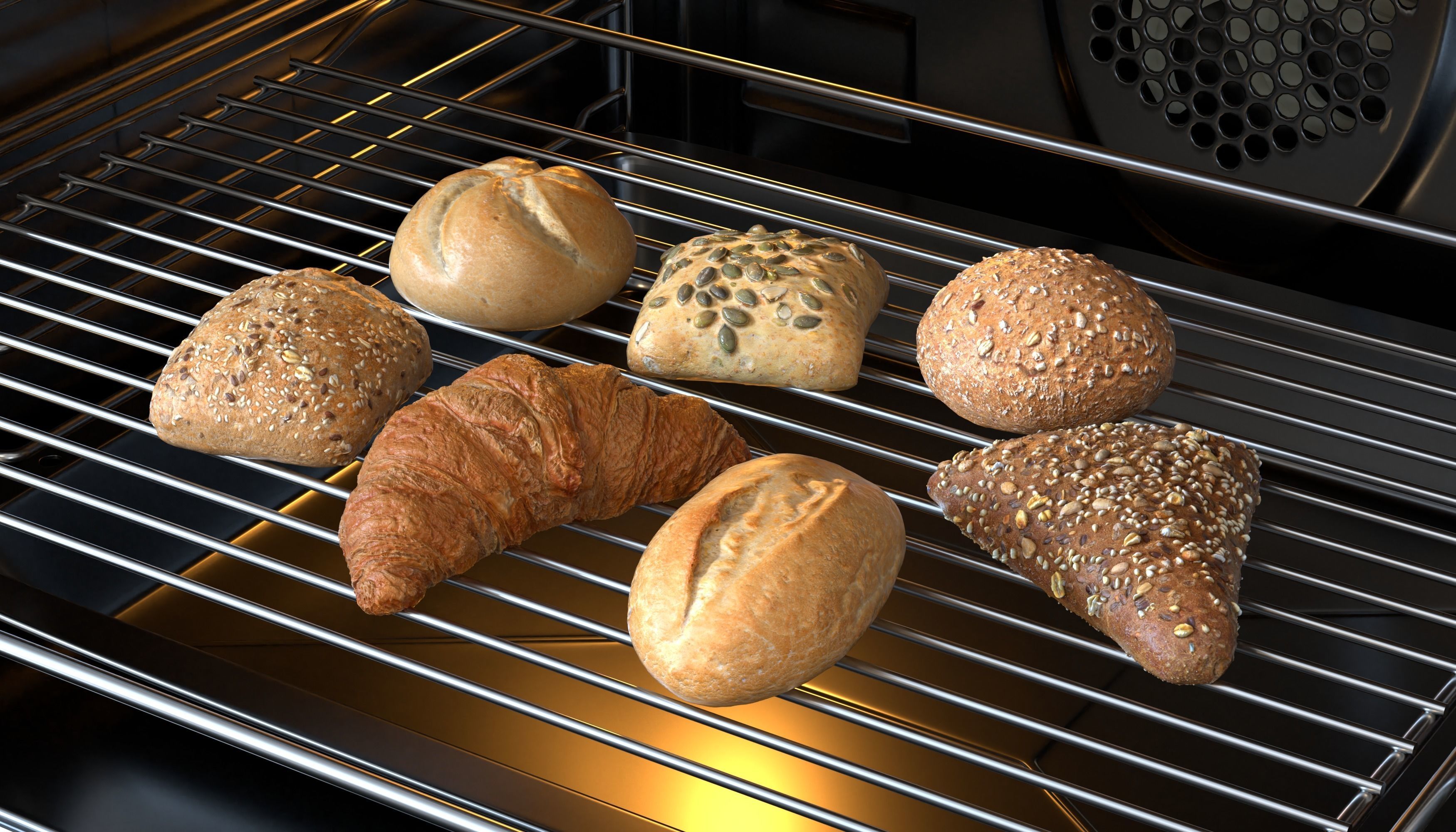 3D Bread Models Photoscan