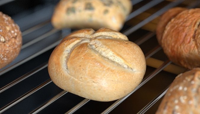 3D Bread Models Photoscan 3D Model Pack 2