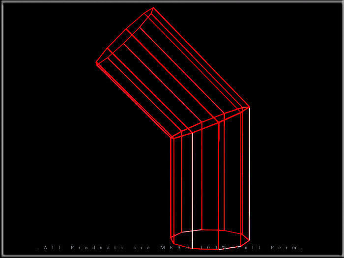 Wire Pipe Elbow Low-poly 3D model_9