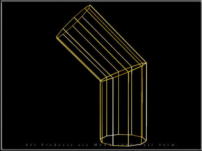 Wire Pipe Elbow Low-poly 3D model_8