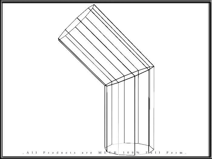 Wire Pipe Elbow Low-poly 3D model_10
