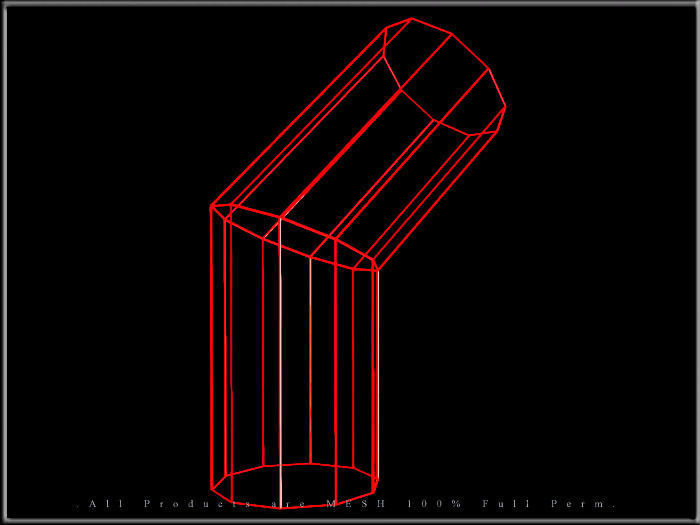Wire Pipe Elbow Low-poly 3D model_12