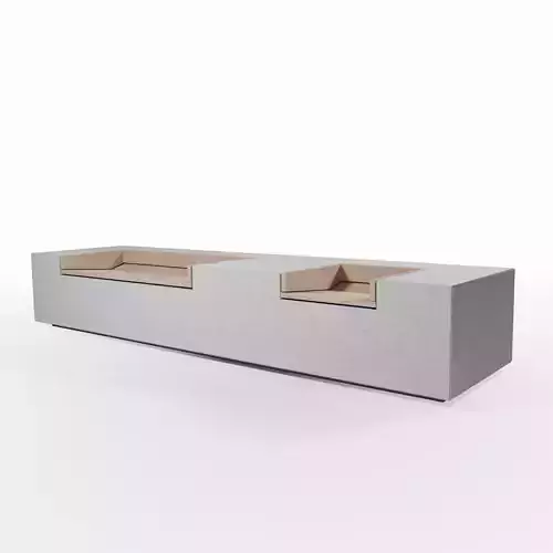 Concrete Outdoor Bench