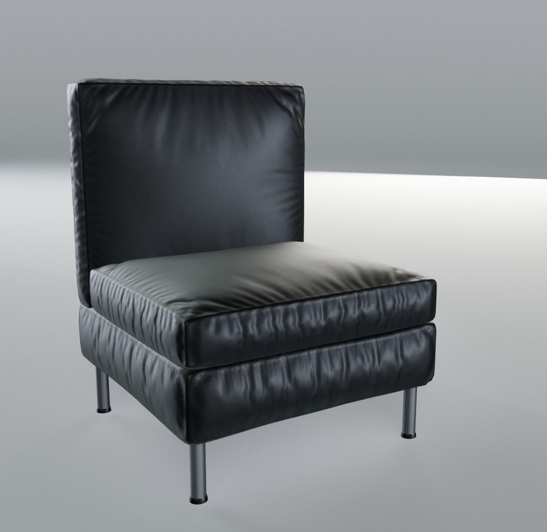 Modular Office Seating Pack Low poly PBR Low-poly 3D model_19