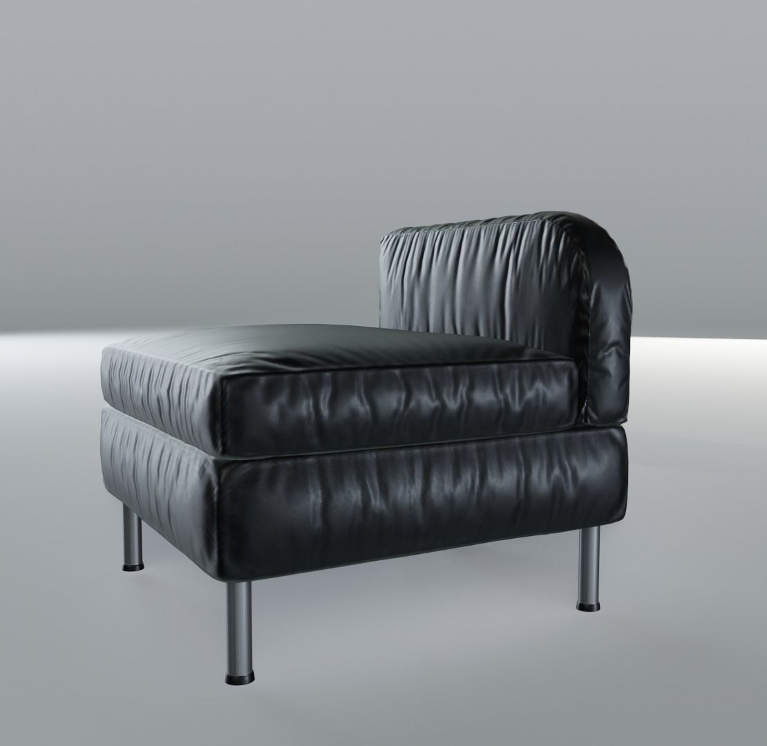 Modular Office Seating Pack Low poly PBR Low-poly 3D model_18