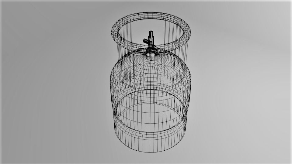 Liquefied Petroleum Gas 3kg 3D model_5
