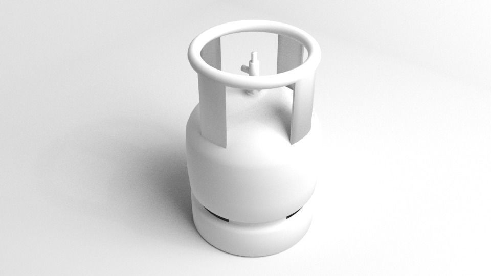 Liquefied Petroleum Gas 3kg 3D model_4