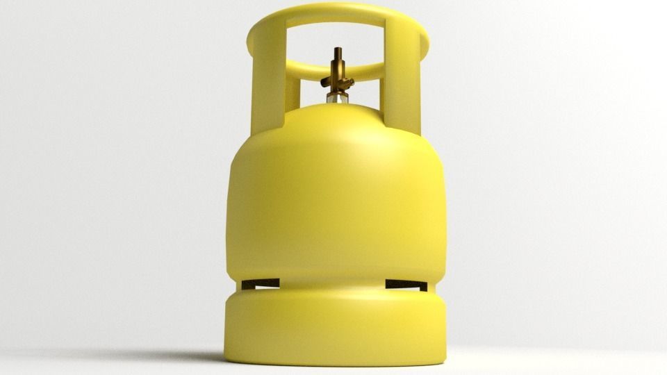 Liquefied Petroleum Gas 3kg 3D model_3