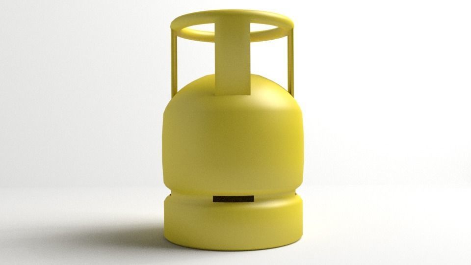 Liquefied Petroleum Gas 3kg 3D model_1
