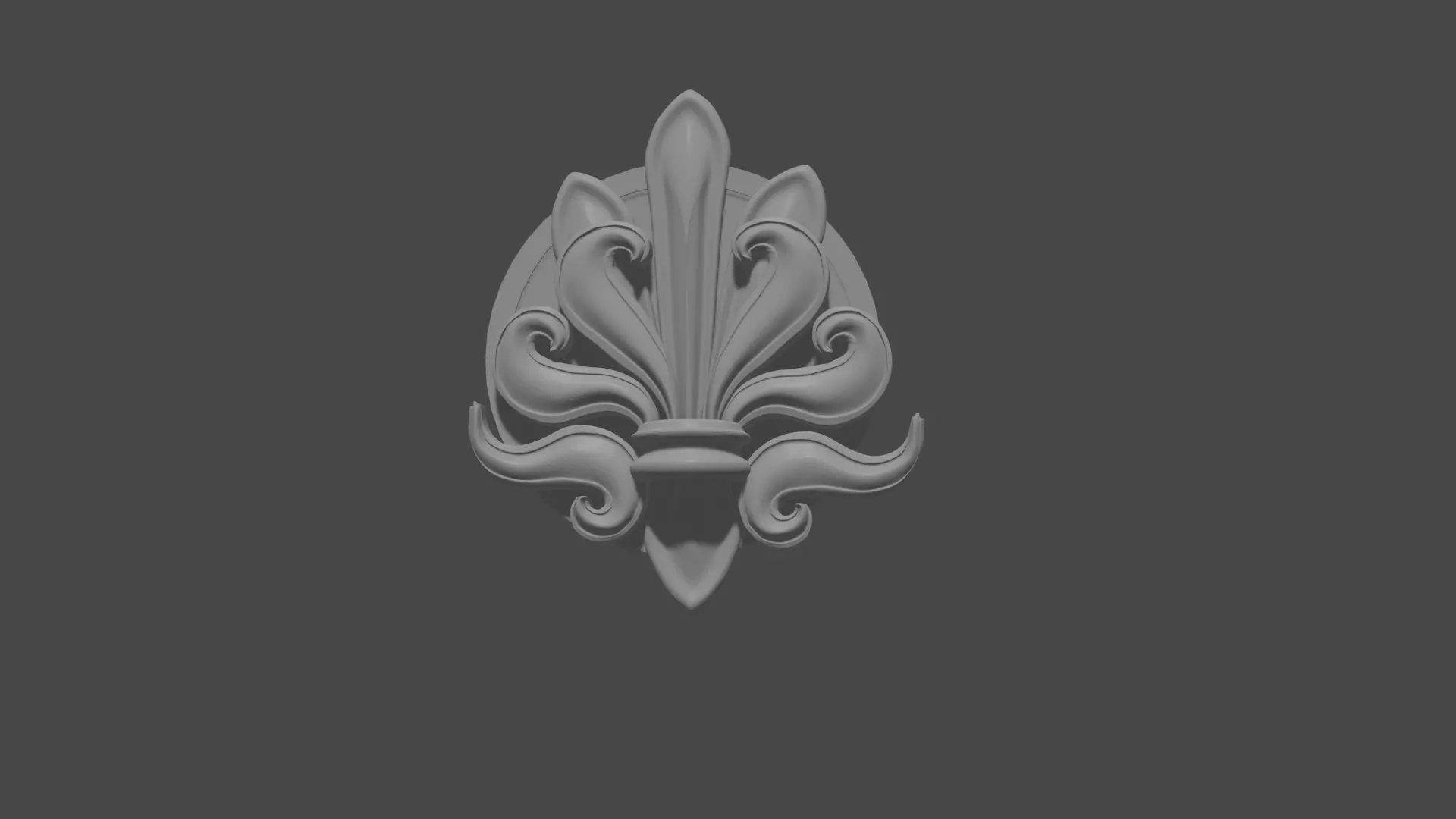 ORNAMENT 3D fleur de lis 3D print model_0