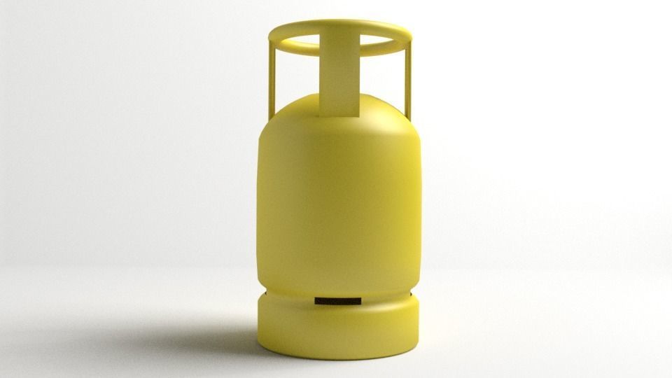 Liquefied Petroleum Gas 9kg 3D model_1