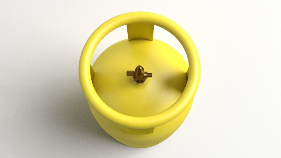 Liquefied Petroleum Gas 9kg 3D model_2