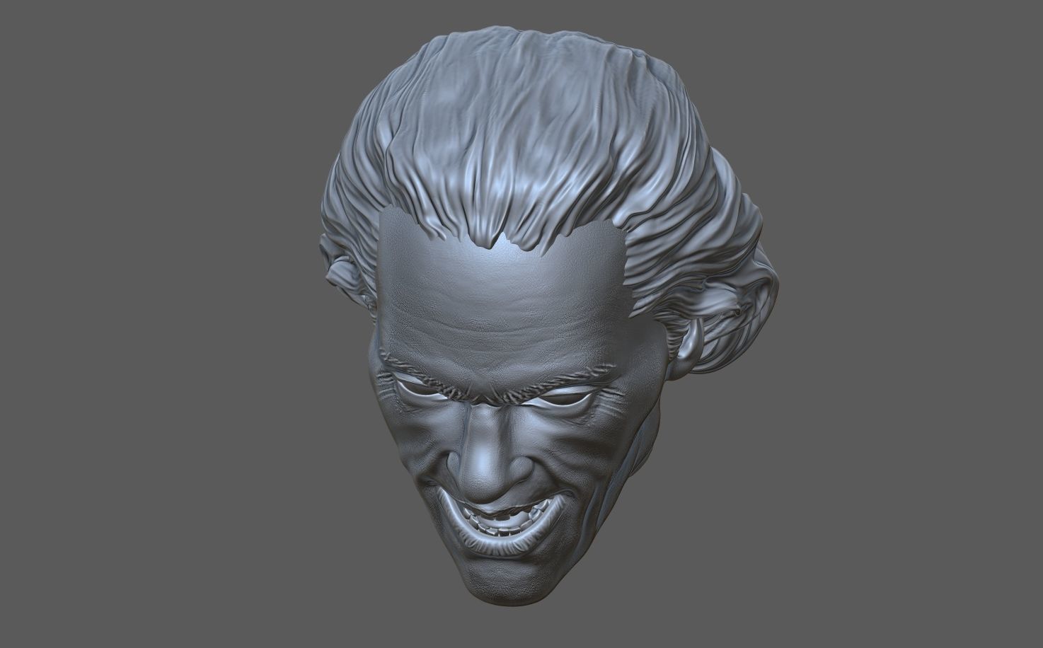 Joker 2019 Head 3D print model_2