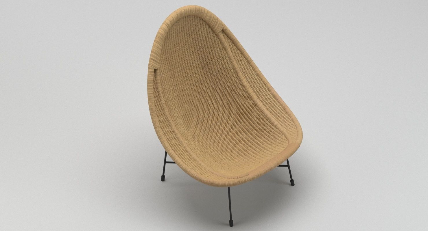 Kerstin Horlin Holmquist Stora Kraal Easy Chair 3D model_2