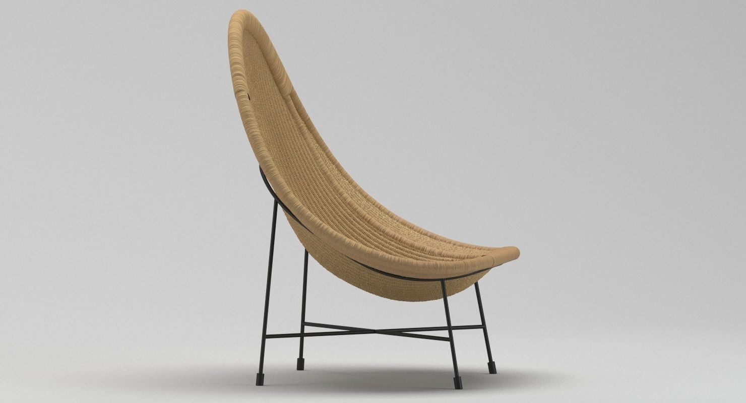 Kerstin Horlin Holmquist Stora Kraal Easy Chair 3D model_4
