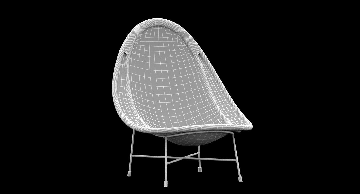 Kerstin Horlin Holmquist Stora Kraal Easy Chair 3D model_7