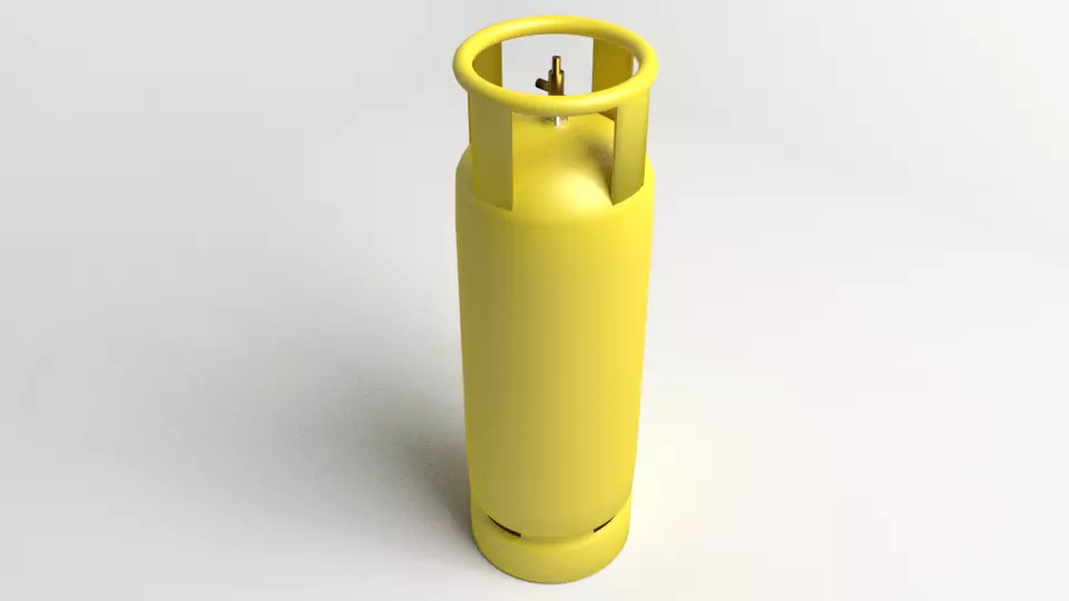 Liquefied Petroleum Gas 19kg 3D model_0