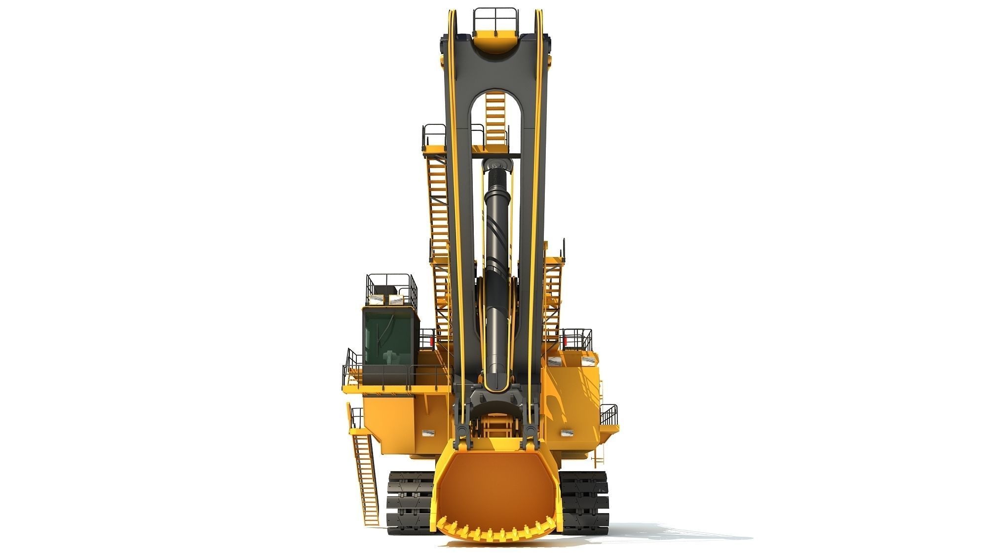 Mining Rope Shovel 3D model_9