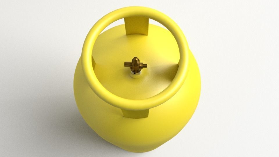 Liquefied Petroleum Gas 25kg 3D model_2