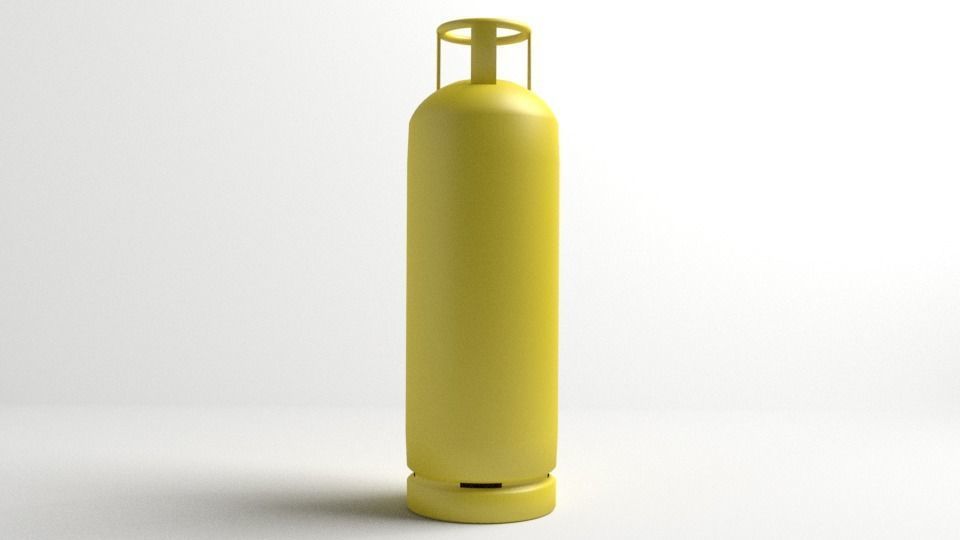 Liquefied Petroleum Gas 25kg 3D model_1